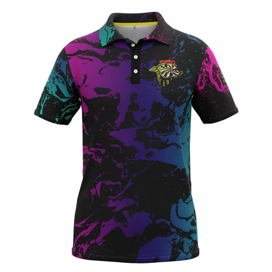 Men's Abstract Short Sleeve Darts Shirt - Legend Polos