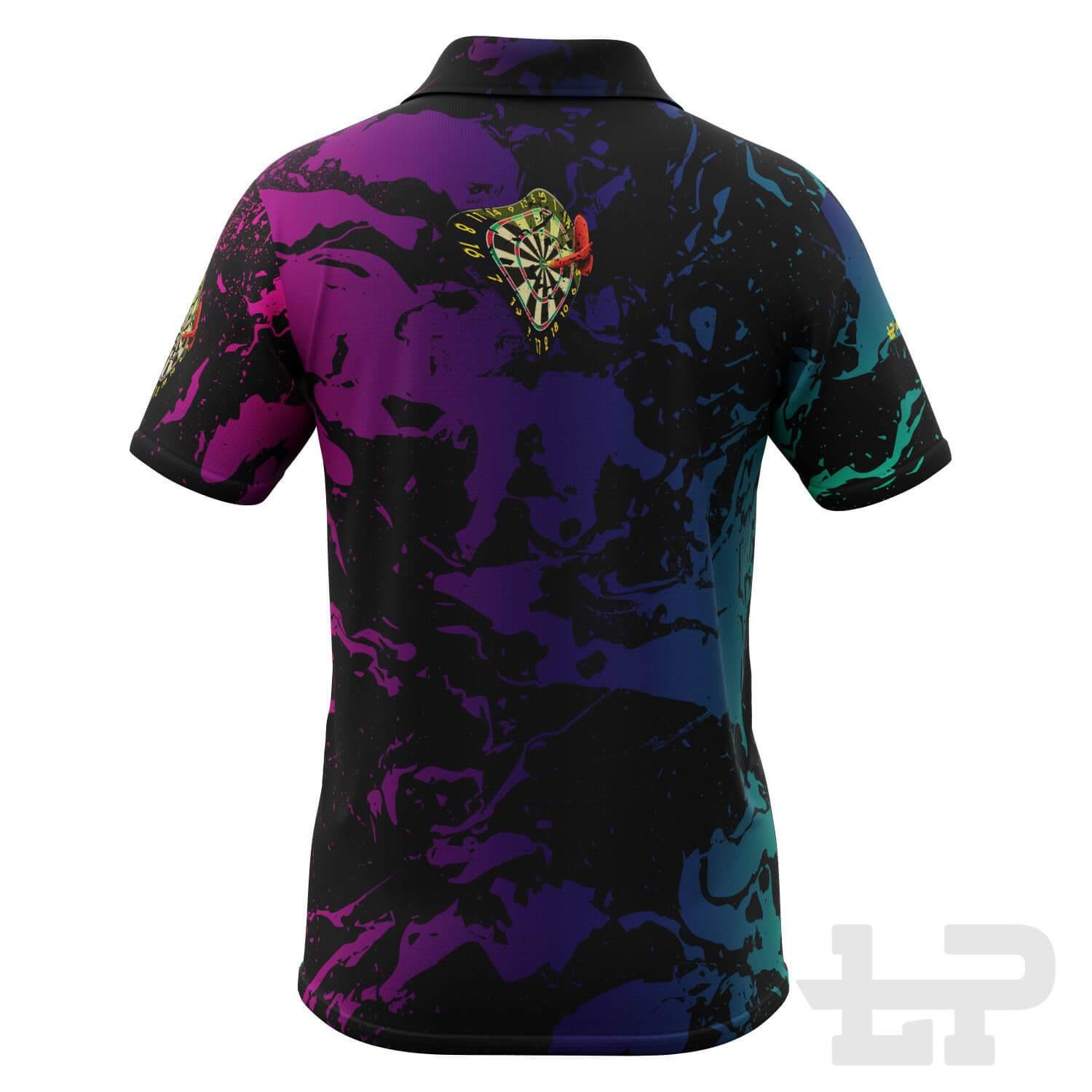 Men's Abstract Short Sleeve Darts Shirt - Legend Polos