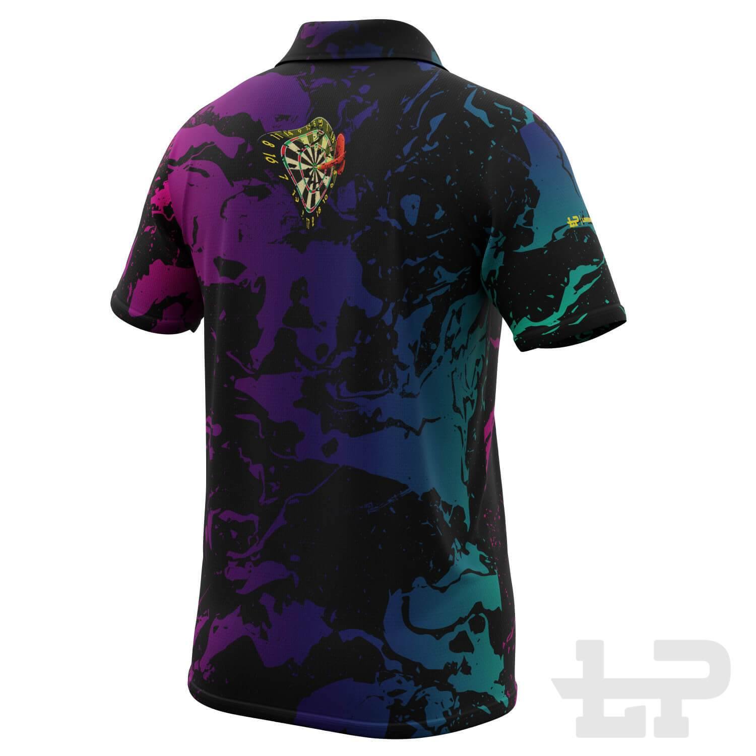 Men's Abstract Short Sleeve Darts Shirt - Legend Polos