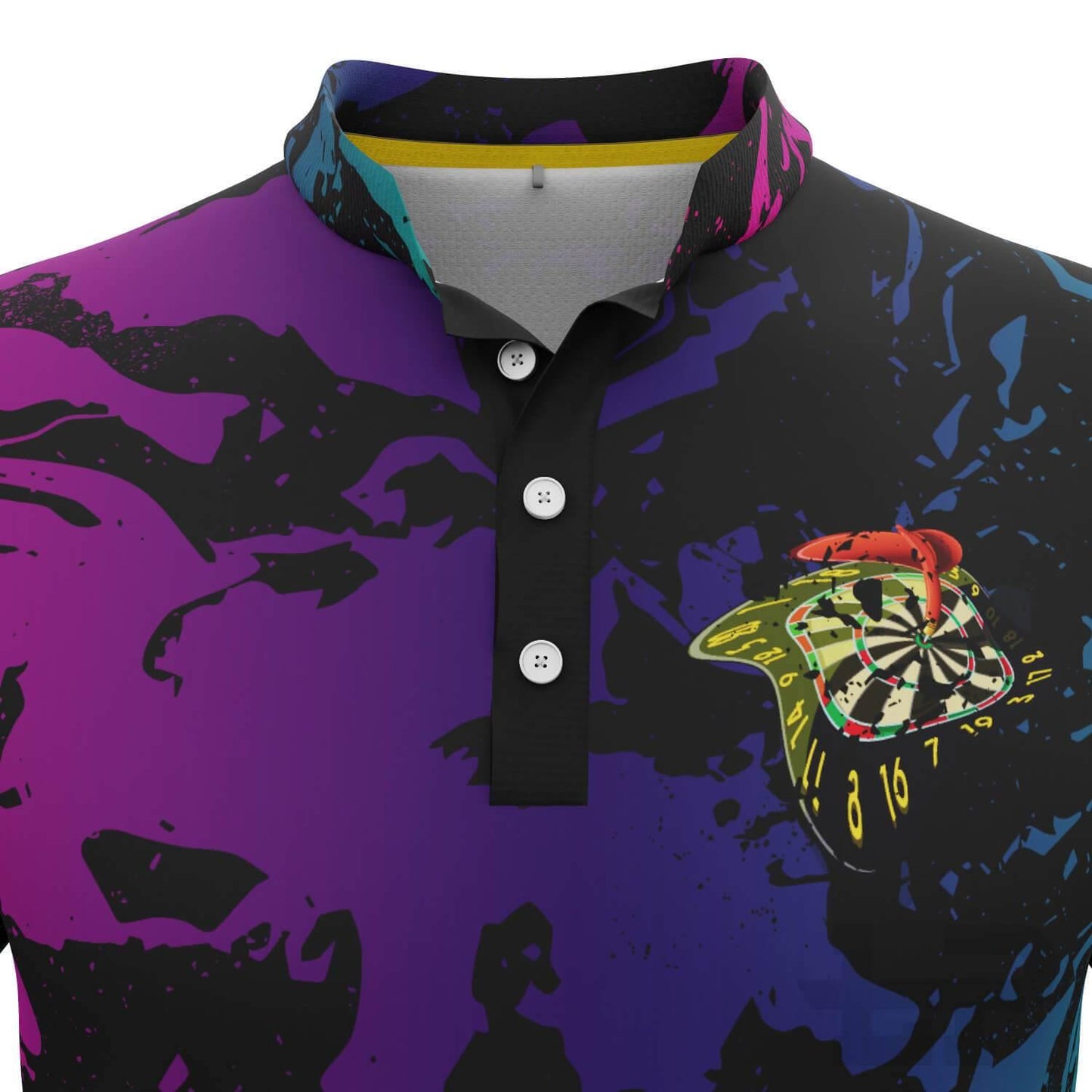 Men's Abstract Short Sleeve Darts Shirt - Legend Polos