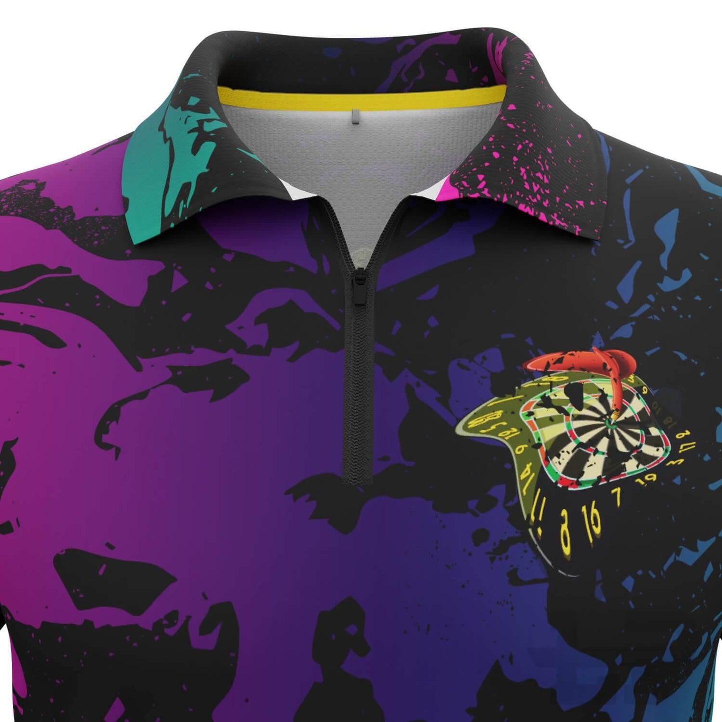 Men's Abstract Short Sleeve Darts Shirt - Legend Polos