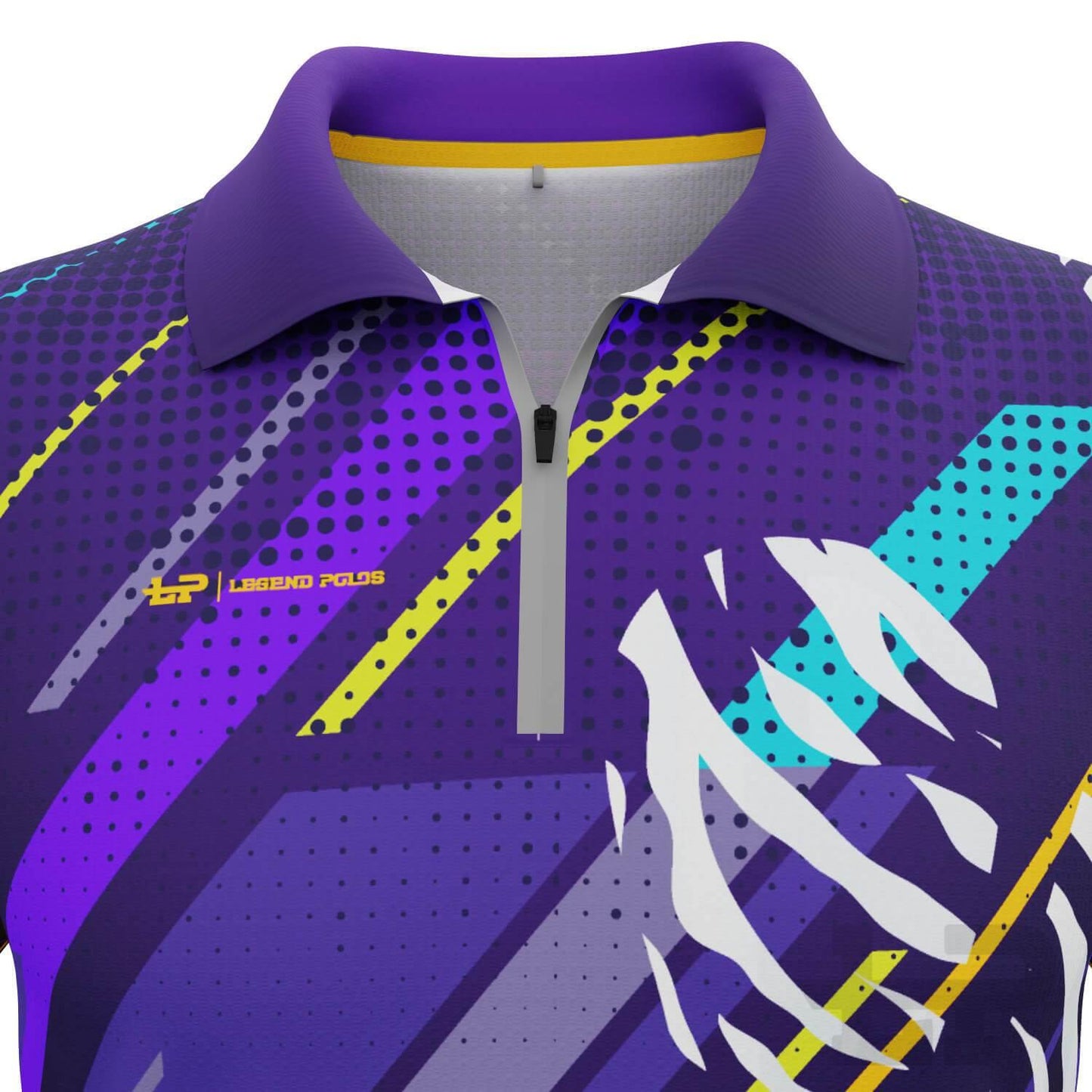 Men's Animal Print Short Sleeve Tenpin Bowling Shirt - Legend Polos
