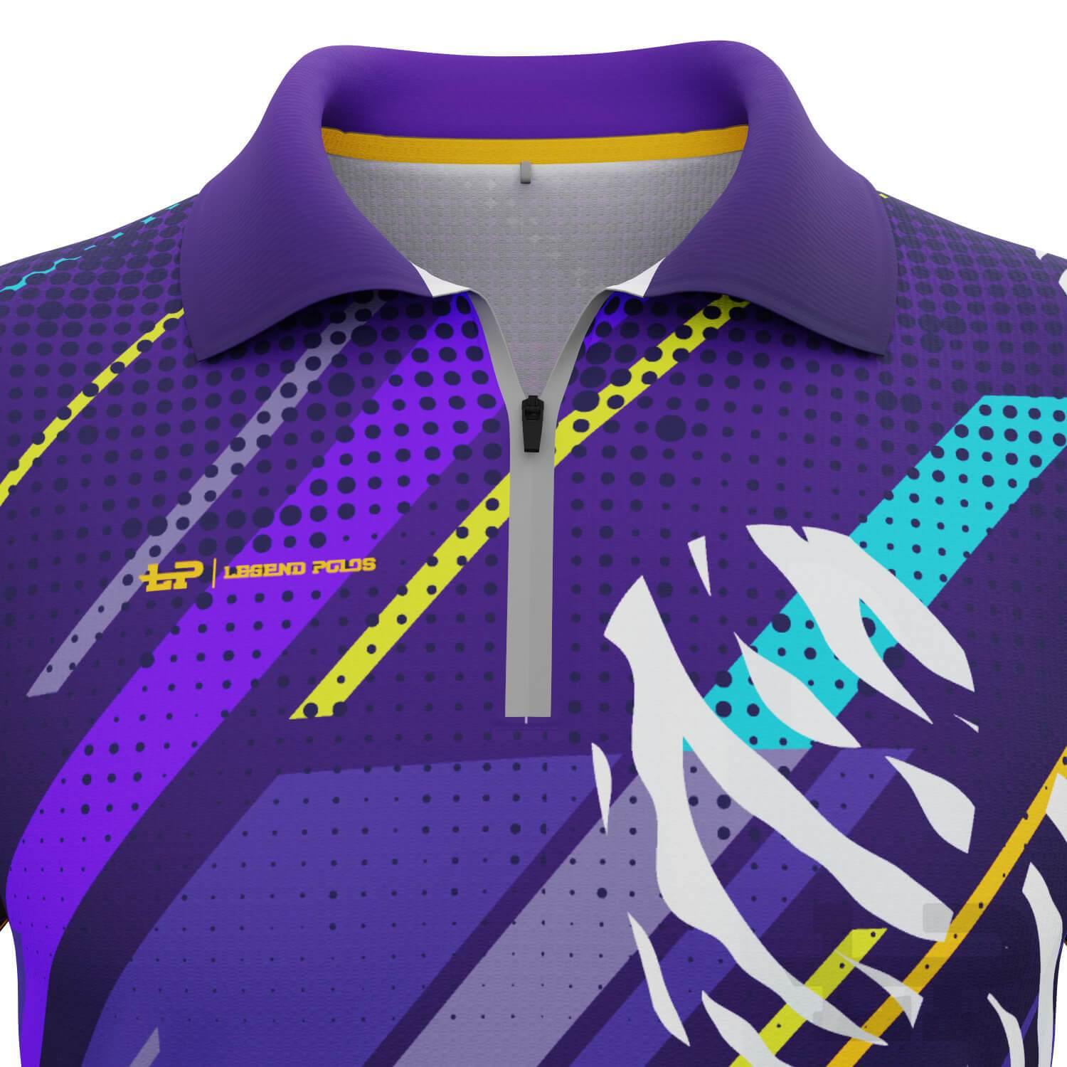 Men's Animal Print Short Sleeve Tenpin Bowling Shirt - Legend Polos