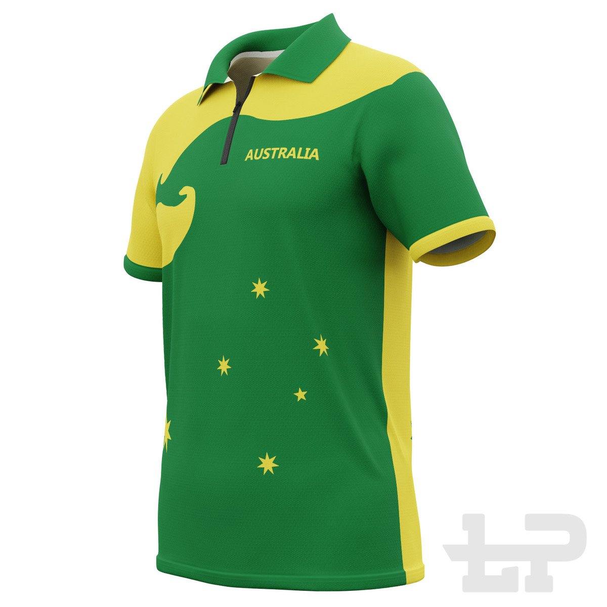 Men's Australian Boxing Kangaroo Short Sleeve Performance Polo Shirt - Legend Polos