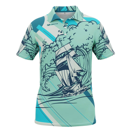 Men's High Seas Short Sleeve Sailing Shirt - Legend Polos
