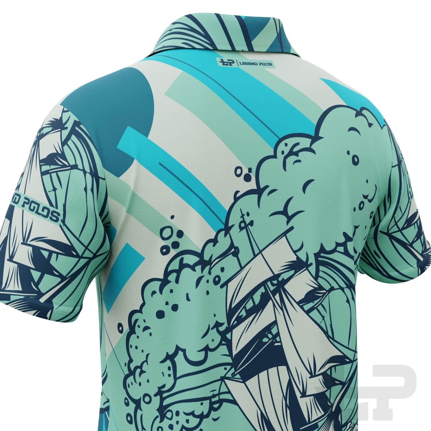 Men's High Seas Short Sleeve Sailing Shirt - Legend Polos
