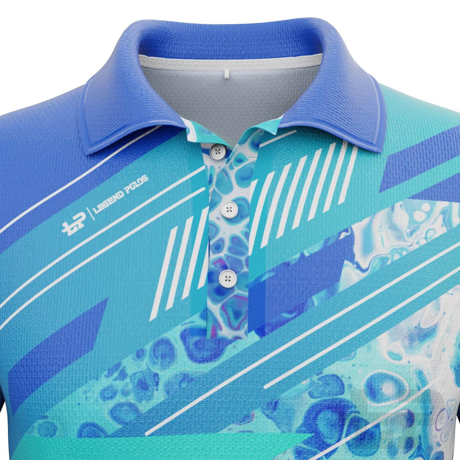 Men's Pebbles Long Sleeve Fishing Shirt - Legend Polos