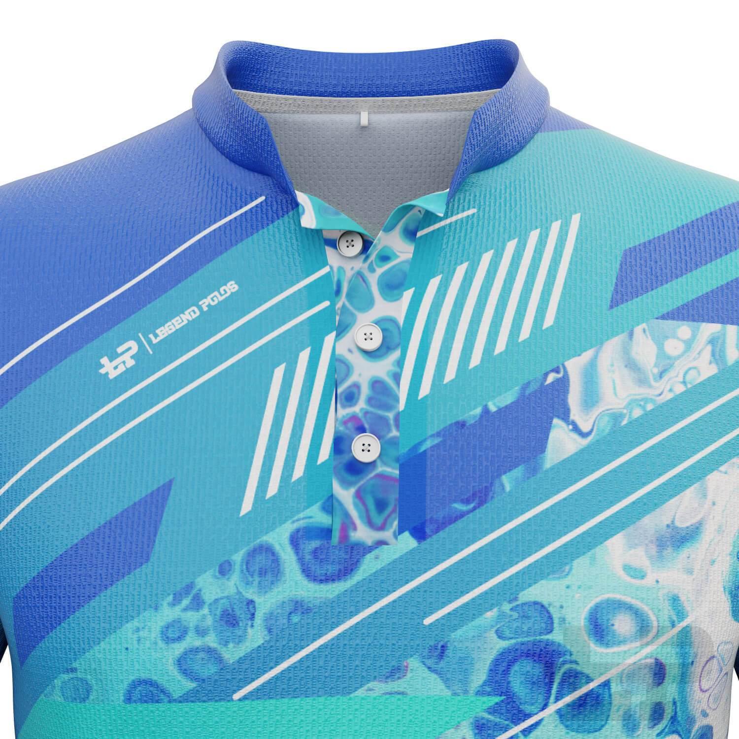 Men's Pebbles Long Sleeve Fishing Shirt - Legend Polos