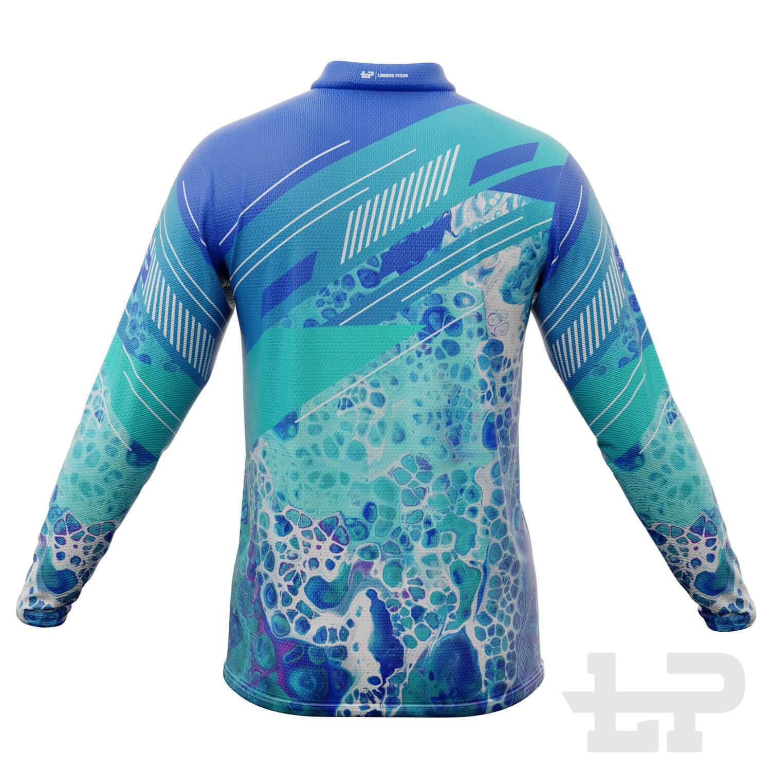 Men's Pebbles Long Sleeve Fishing Shirt - Legend Polos