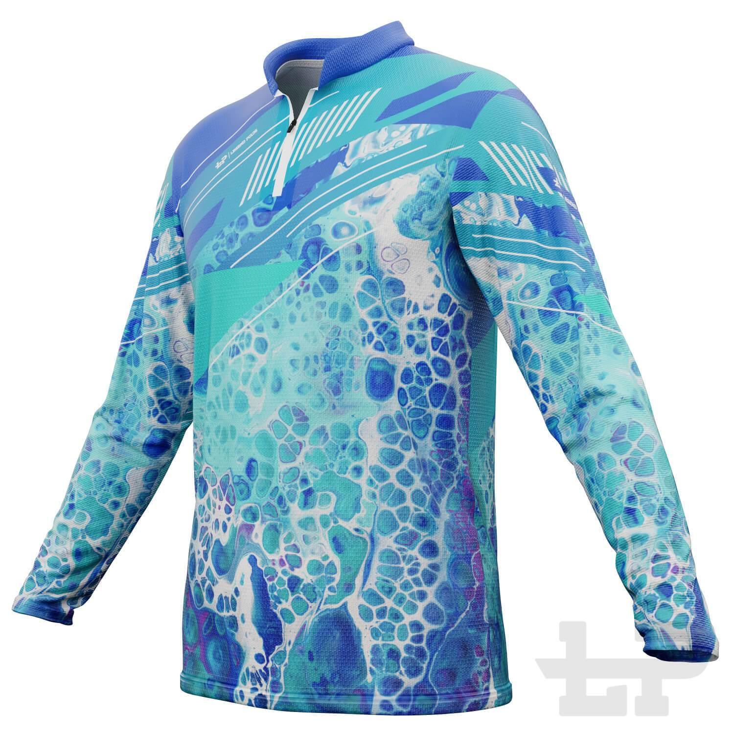 Men's Pebbles Long Sleeve Fishing Shirt - Legend Polos