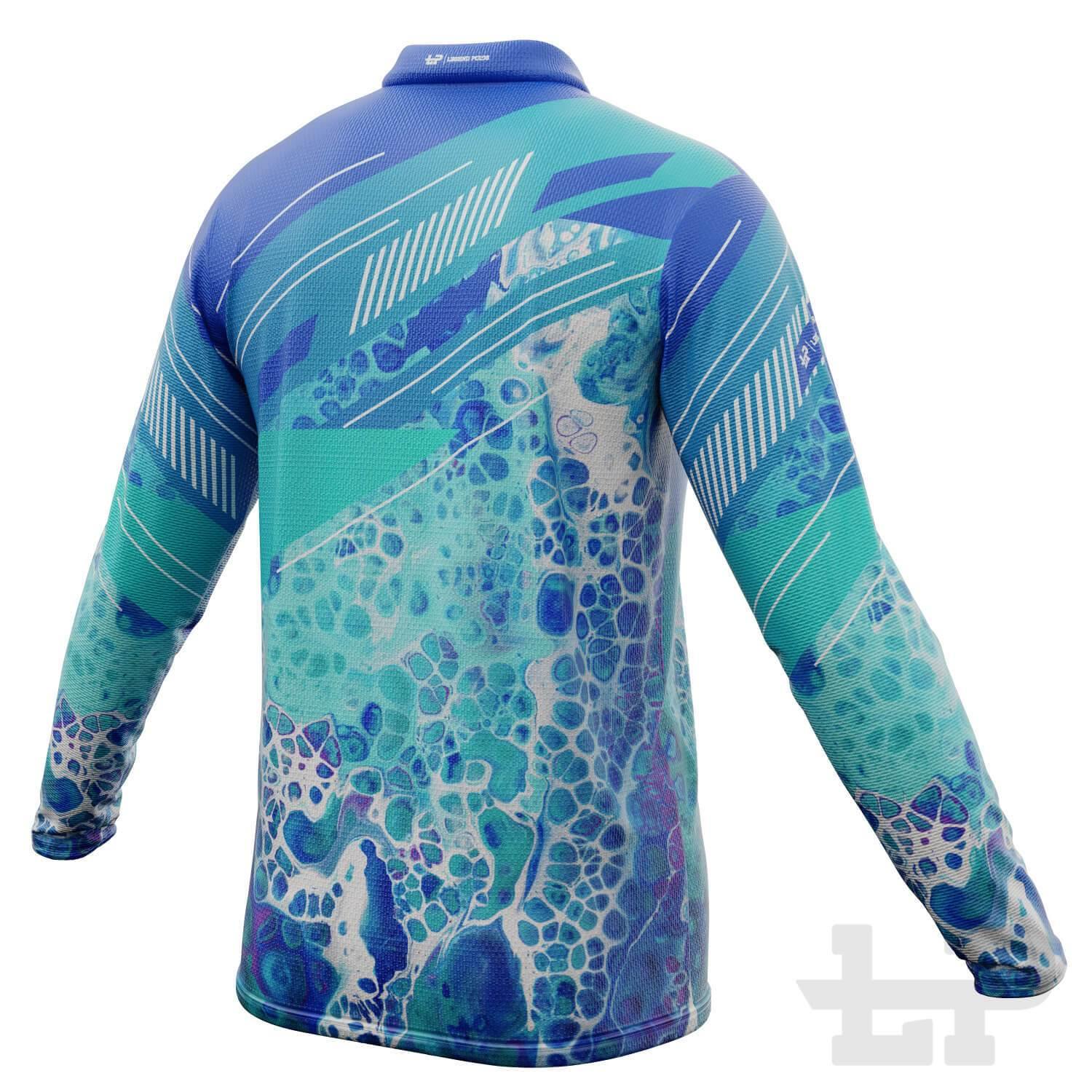 Men's Pebbles Long Sleeve Fishing Shirt - Legend Polos