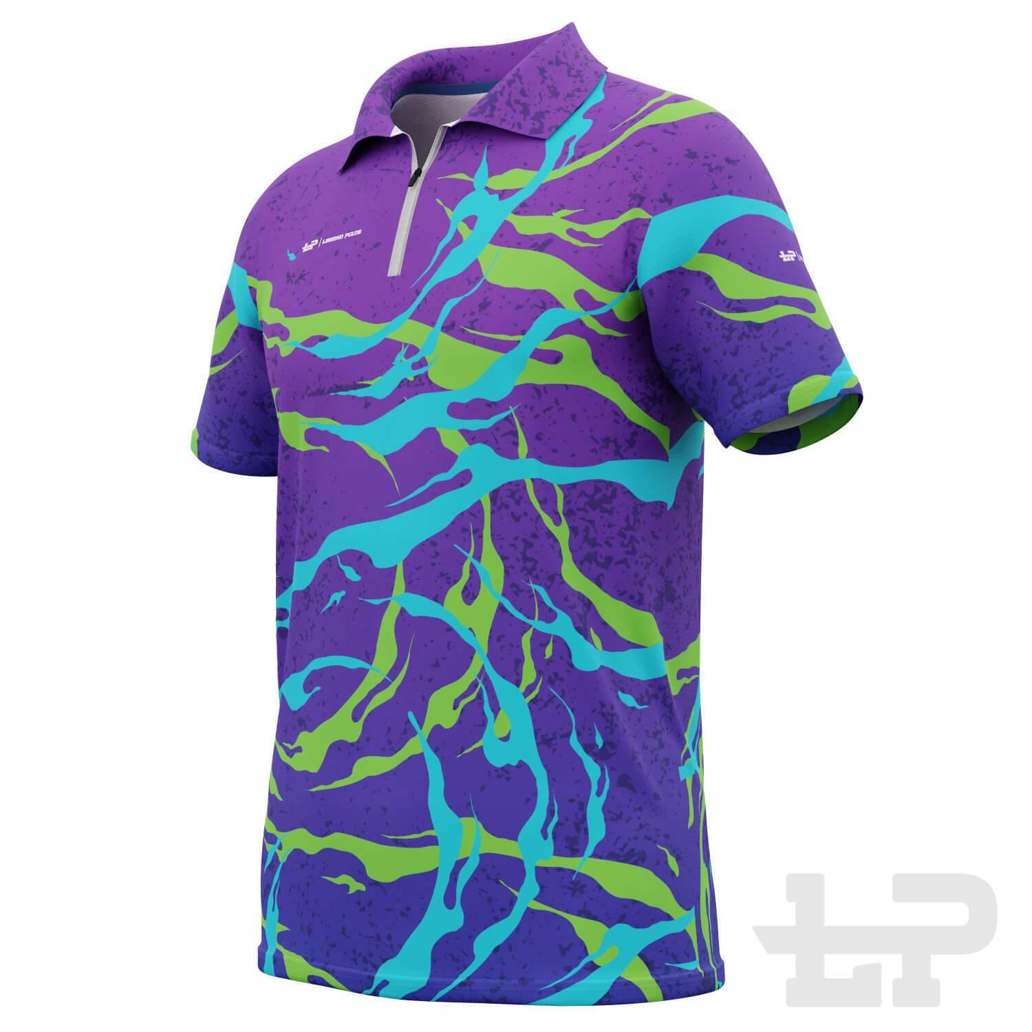 Men's Static Short Sleeve Pickleball Shirt - Legend Polos