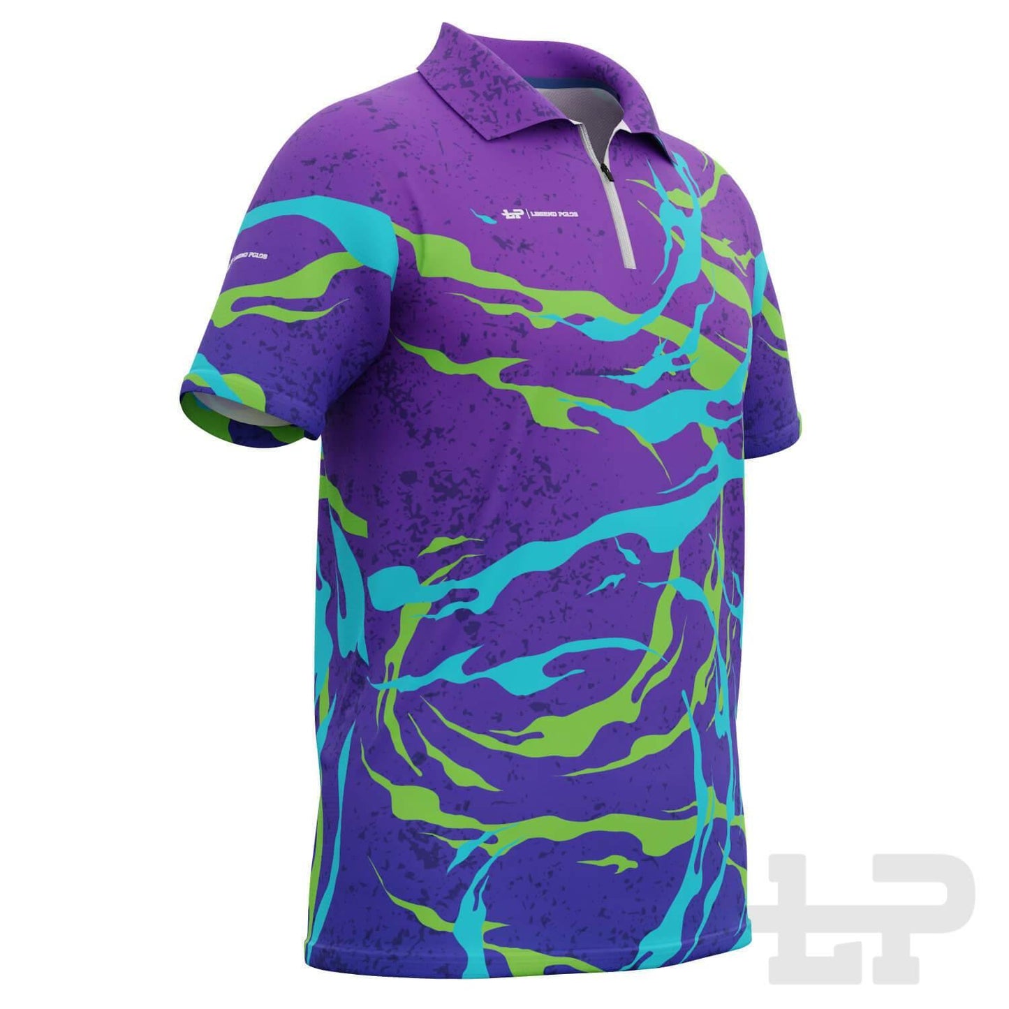 Men's Static Short Sleeve Pickleball Shirt - Legend Polos