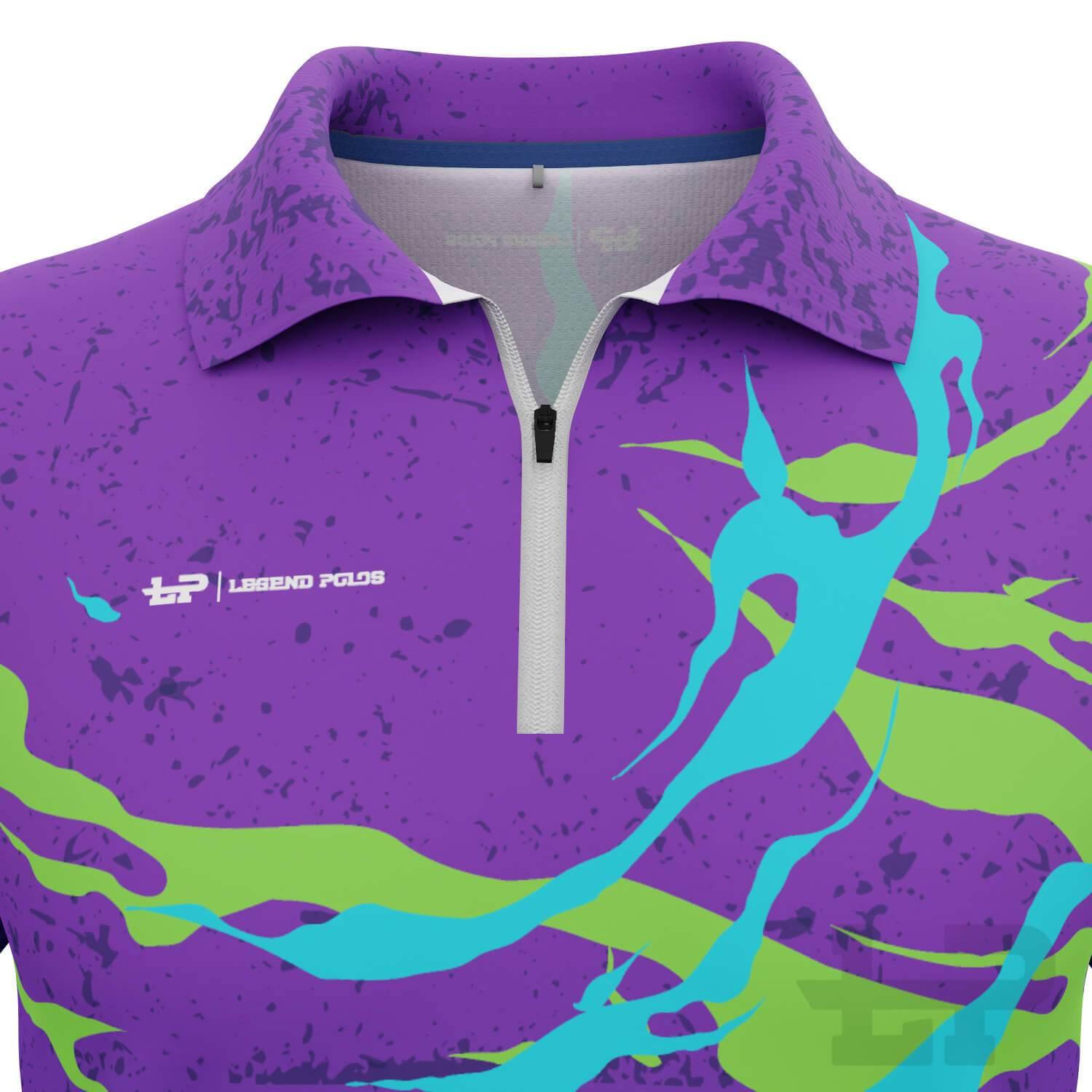 Men's Static Short Sleeve Pickleball Shirt - Legend Polos