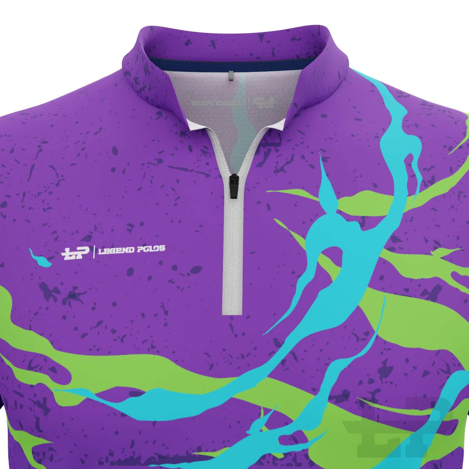 Men's Static Short Sleeve Pickleball Shirt - Legend Polos