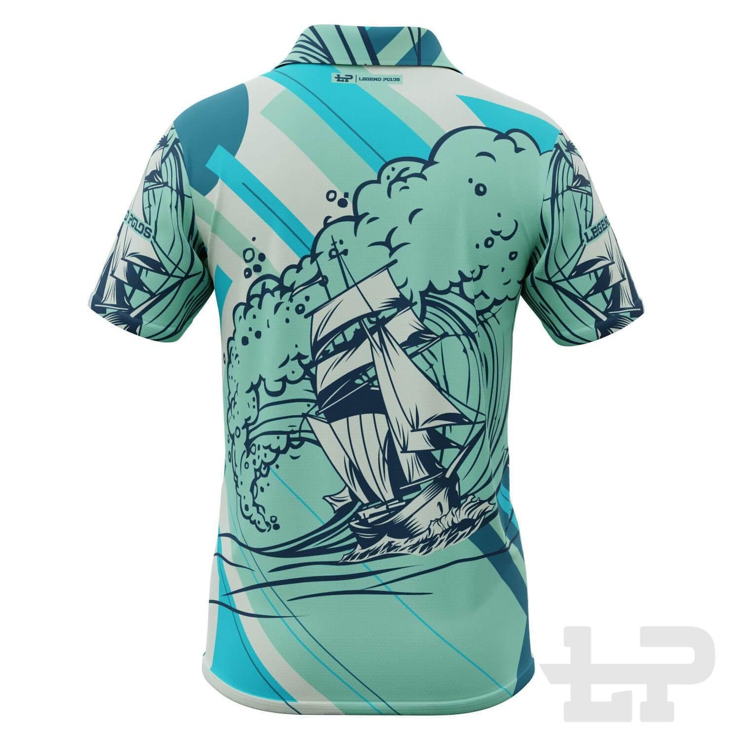 Men's High Seas Short Sleeve Sailing Shirt - Legend Polos