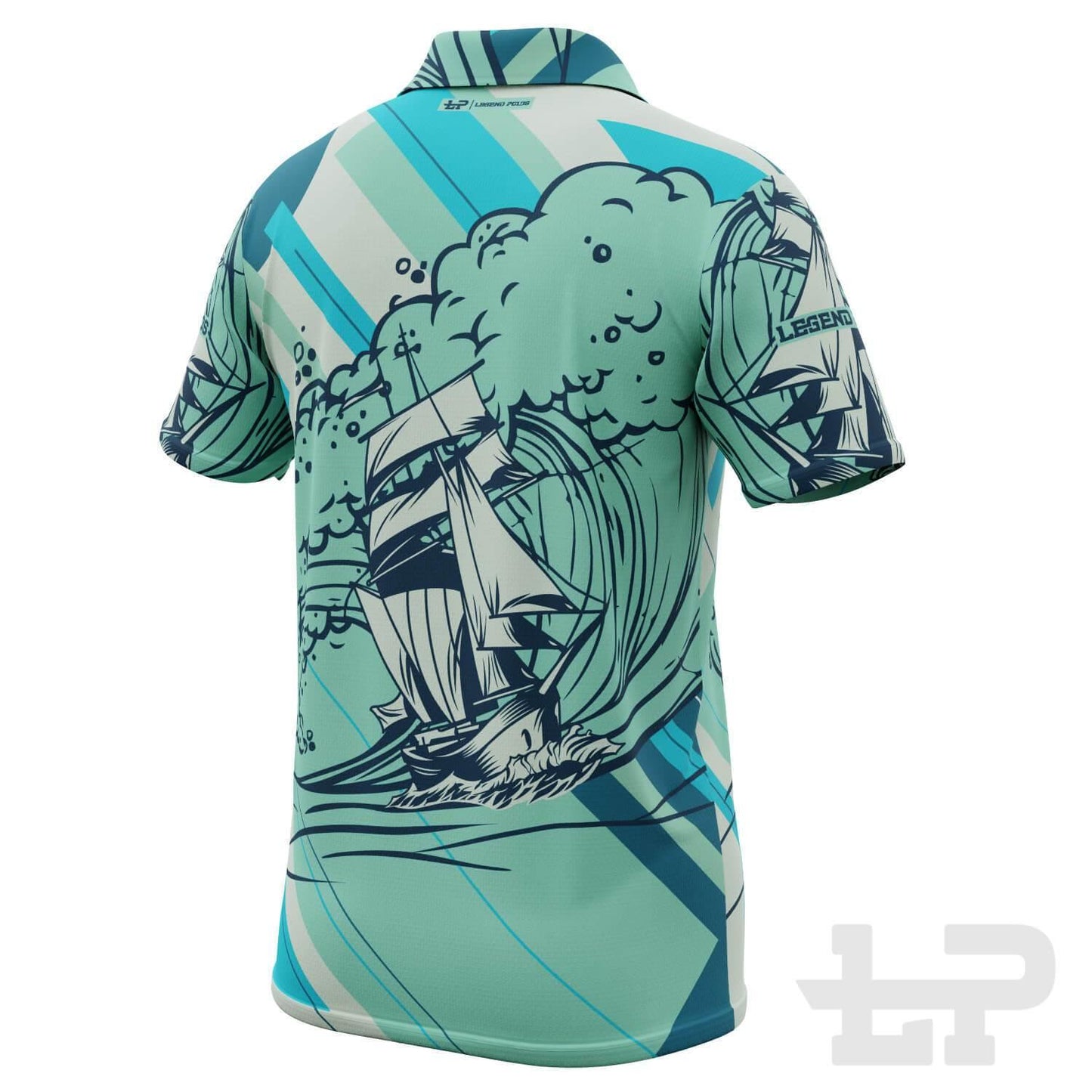 Men's High Seas Short Sleeve Sailing Shirt - Legend Polos
